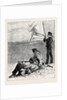 Sketches at the Autumn Manoeuvres: Party Practising for Signalling from Outpost to Field Telegraph by Anonymous
