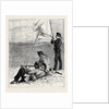 Sketches at the Autumn Manoeuvres: Party Practising for Signalling from Outpost to Field Telegraph by Anonymous