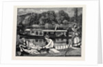 Steaming and Punting, a Sketch Near Cliveden Woods by Anonymous