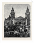 The Revolution in Peru: Hanging the Bodies of the Brothers Gutierrez Upon Lima Cathedral by Anonymous