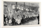 Banquet Given to the Alabama Arbitrators by the Geneva Conseil D'État, Count Sclopis Reading His Speech by Anonymous