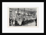 Banquet Given to the Alabama Arbitrators by the Geneva Conseil D'État, Count Sclopis Reading His Speech by Anonymous