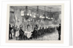 Banquet Given to the Alabama Arbitrators by the Geneva Conseil D'État, Count Sclopis Reading His Speech by Anonymous