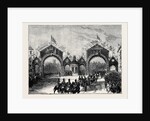 Prince Arthur at Leeds: Triumphal Arches at the Junction of Roundhay Road and Chapletown Road by Anonymous
