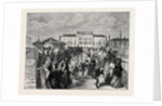 The Duke and Duchess of Teck's Visit to Southport: The Tramway Car on the Pier by Anonymous