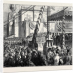 The Duke and Duchess of Teck at Southport: Princess Mary Laying the Foundation Stone of Cambridge Hall by Anonymous