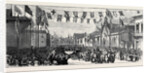 The Duke and Duchess of Teck at Southport: Arrival of the Duke and Duchess at the Railway Station by Anonymous