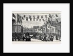 The Duke and Duchess of Teck at Southport: Arrival of the Duke and Duchess at the Railway Station by Anonymous