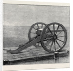 The Duke and Duchess of Teck at Southport: The Whitworth 9-Pounder Breech-Loading Rifled Field Gun by Anonymous