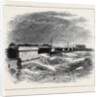 The Overflowing of the River Arno, at Pisa: View of the Railway Bridge by Anonymous