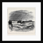 The Overflowing of the River Arno, at Pisa: View of the Railway Bridge by Anonymous