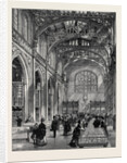 Interior of the New City Library, Guildhall, London by Anonymous