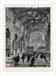 Interior of the New City Library, Guildhall, London by Anonymous