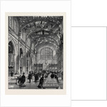 Interior of the New City Library, Guildhall, London by Anonymous