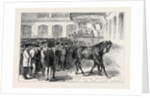 Sale of the Horses of the Tenth Hussars at Tattersall's: Crusader Under the Hammer by Anonymous