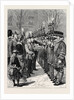 Installation of Sir W.M. Gomm, G.C.B., G.C.S.I., As Constable of the Tower, Inspecting the Beefeaters, London by Anonymous