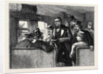 Sketches in New York During the Presidential Election: Taking Votes in a Railway Car by Anonymous