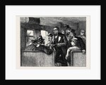 Sketches in New York During the Presidential Election: Taking Votes in a Railway Car by Anonymous