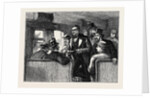 Sketches in New York During the Presidential Election: Taking Votes in a Railway Car by Anonymous