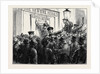 Sketches in New York During the Presidential Election: Outside a Newspaper Office by Anonymous