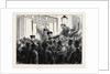 Sketches in New York During the Presidential Election: Outside a Newspaper Office by Anonymous