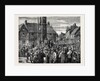 Sketches in the Agricultural Districts: Labourers Meeting at the Eleanor Cross, Geddington, Northamptonshire by Anonymous