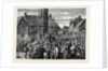 Sketches in the Agricultural Districts: Labourers Meeting at the Eleanor Cross, Geddington, Northamptonshire by Anonymous