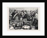 Visitors at the Cattle Show: A Pig Pen by Anonymous