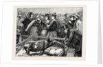 Visitors at the Cattle Show: A Pig Pen by Anonymous
