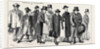 The Election of Dean Stanley As Select Preacher at Oxford: Members of Convocation Going to Vote, on the Platform of the Railway Station by Anonymous