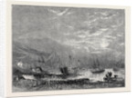 The Hurricane at Plymouth: View in Batten Bay the Evening after the Gale by Anonymous