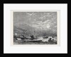 The Hurricane at Plymouth: View in Batten Bay the Evening after the Gale by Anonymous