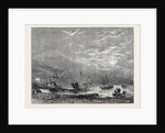 The Hurricane at Plymouth: View in Batten Bay the Evening after the Gale by Anonymous