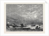 The Hurricane at Plymouth: View in Batten Bay the Evening after the Gale by Anonymous