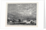 The Hurricane at Plymouth: View in Batten Bay the Evening after the Gale by Anonymous