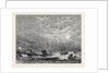 The Hurricane at Plymouth: View in Batten Bay the Evening after the Gale by Anonymous