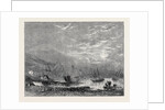The Hurricane at Plymouth: View in Batten Bay the Evening after the Gale by Anonymous
