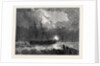 The Hurricane at Plymouth: Ships in Distress Burning Blue-Lights in Batten Bay by Anonymous