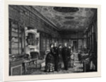 The Prince and Princess of Wales at Chatsworth: The Library by Anonymous