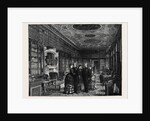 The Prince and Princess of Wales at Chatsworth: The Library by Anonymous