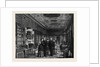 The Prince and Princess of Wales at Chatsworth: The Library by Anonymous