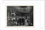 The Prince and Princess of Wales at Chatsworth: The Library by Anonymous