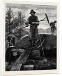 Charcoal Burners in the Alps by Anonymous