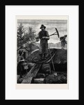 Charcoal Burners in the Alps by Anonymous