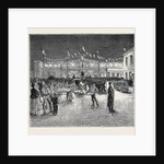 The Prince and Princess of Wales at Derby: The Railway Station Illuminated by Anonymous