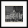 The Prince and Princess of Wales at Derby: The Town Hall Illuminated by Anonymous