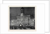 The Prince and Princess of Wales at Derby: The Town Hall Illuminated by Anonymous
