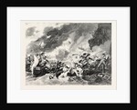 Destruction of the French Ships in the Bay of La Hogue, after the Battle of Barfleur, May 23rd, 1692 by Anonymous