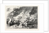 Destruction of the French Ships in the Bay of La Hogue, after the Battle of Barfleur, May 23rd, 1692 by Anonymous