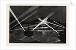 The Naval Manoeuvres, with the Northern Fleet: The Ships Searching the Forth Bridge with the Electric Light by Anonymous